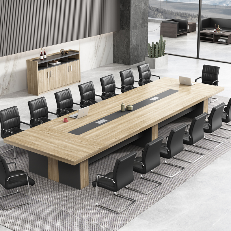 办公家具大型会议桌长桌现代会议室洽谈桌椅办公桌工作桌