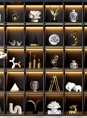 新办公室家居客厅酒柜电视柜博古架装饰业乔迁新居礼品