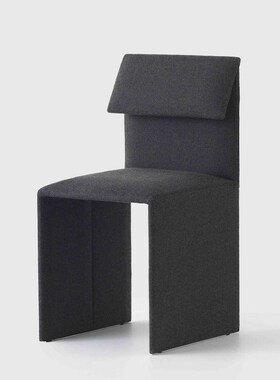 简艺复古定制家具客厅布艺餐椅靠背椅子hhi设计师椅