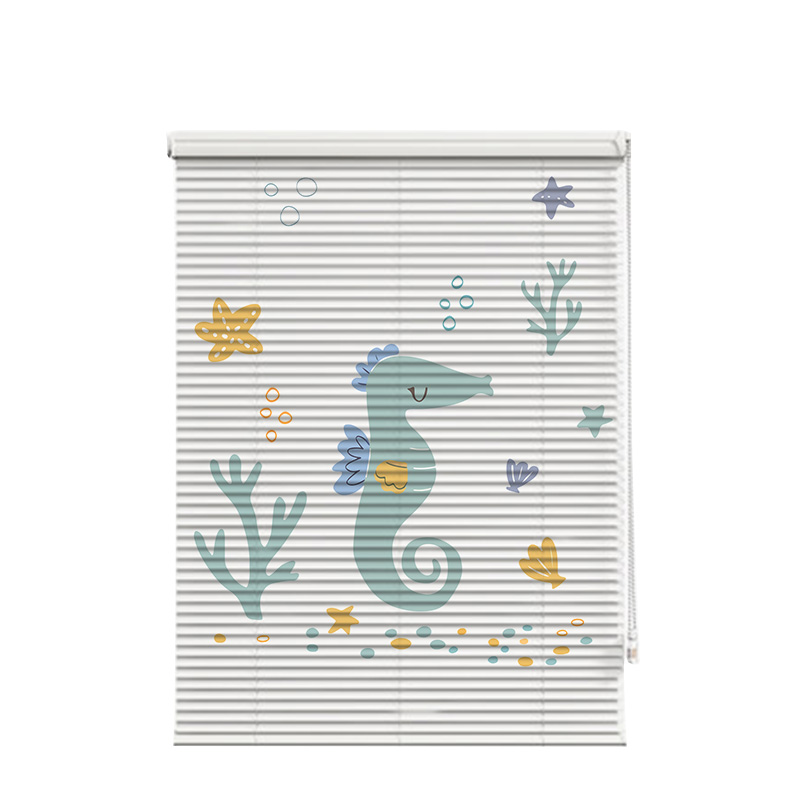 卫生间百叶窗窗帘免打孔浴室厕所洗手间遮光窗户卷拉式升降卷帘