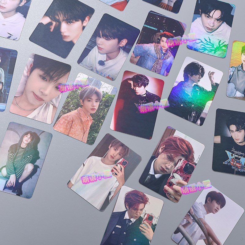 黄明昊镭射小卡百分九专辑小卡贾富贵高清自拍写真nana专属闪卡