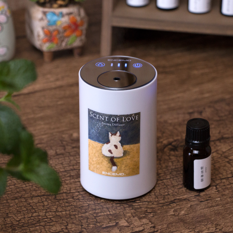 ENCEMO自动香氛精油扩香机喷雾加香充电车载无水香薰机冷香仪酒店