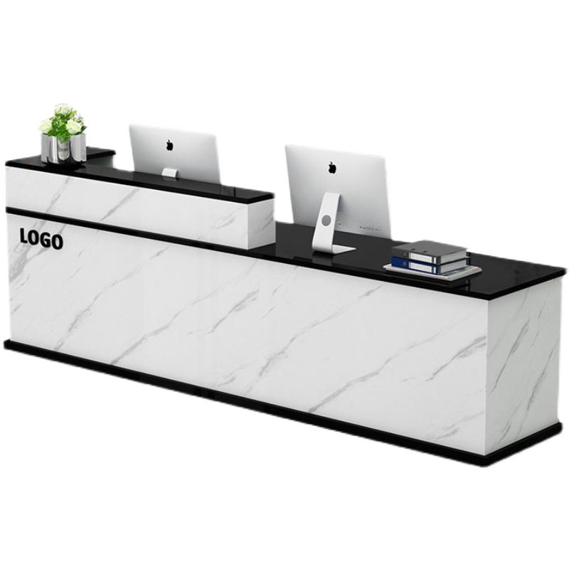 吧台收银台公司前台接待咨询台店铺小型收银桌干洗店洗脚店柜台