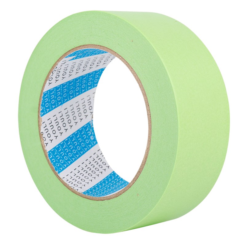 弱粘性美纹纸和纸胶带艺术漆乳胶漆不伤墙低粘喷漆遮蔽美文分色纸