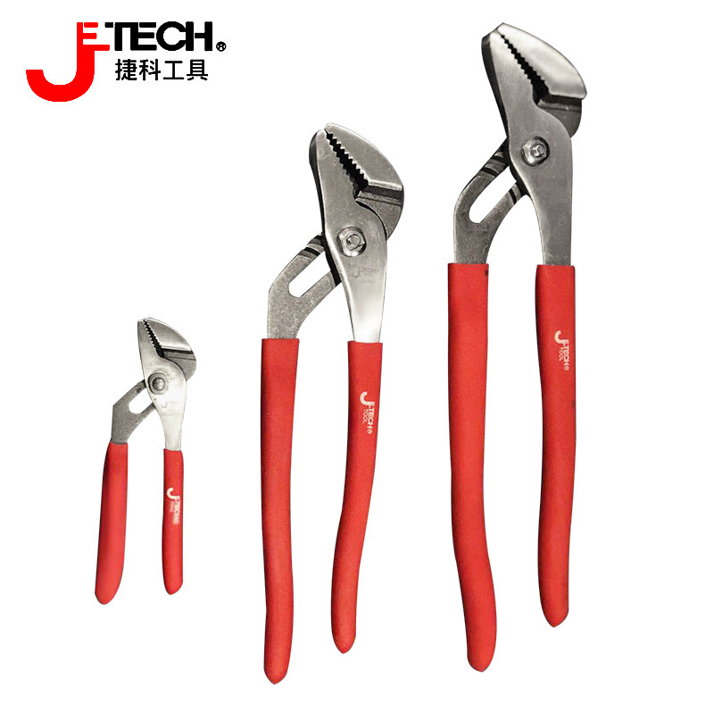 JTECH捷科工具水泵钳水管钳扳手WP-5 E1-8-10-12多用扳手