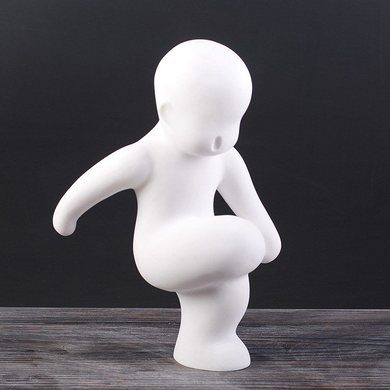 创意家居客厅儿童房软装饰品摆设砂岩小孩玩耍童趣工艺品嬉童,家居饰品,装饰摆件,淘宝优惠券,粉丝福利购,淘宝优惠卷