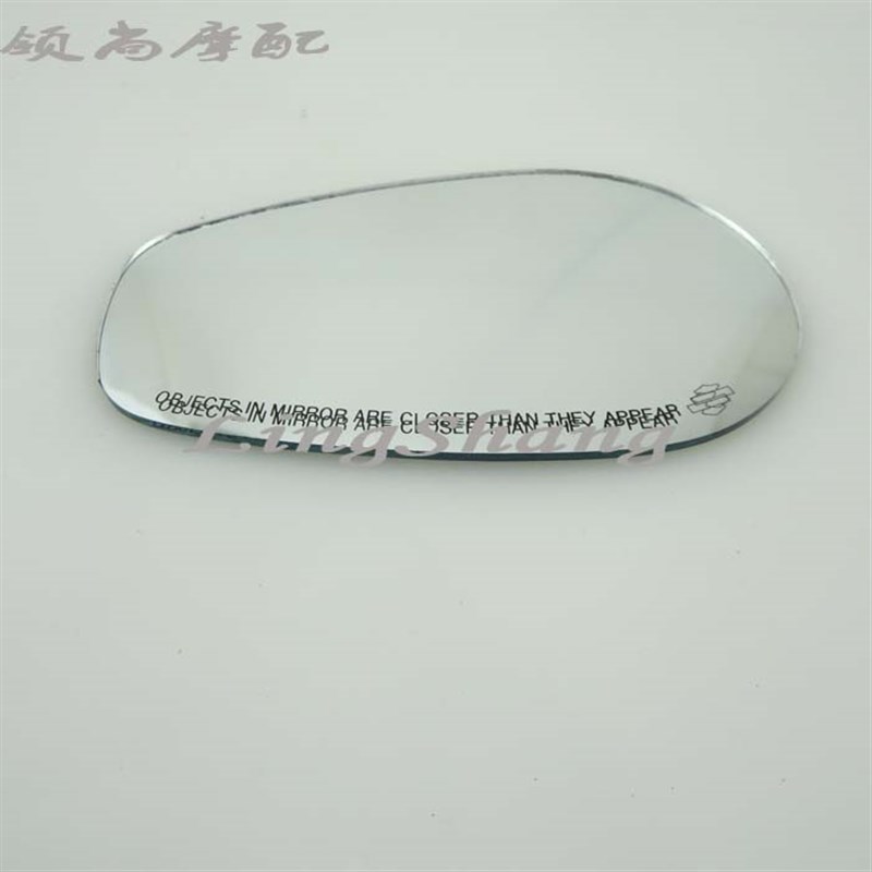 适用于哈雷反光镜片883 XL1200大滑翔路王镜片机车肥仔倒视镜玻璃