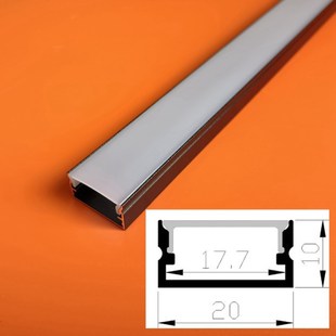 大尺寸LD线性灯带*吊顶槽明装床头背景墙线条灯柜子宽体