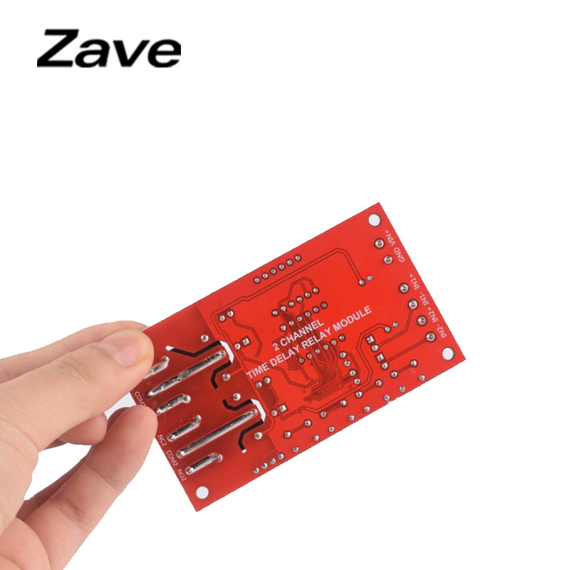 定时可编程光耦隔离脉冲循环断电触发延时时间继电器模块5VV2V