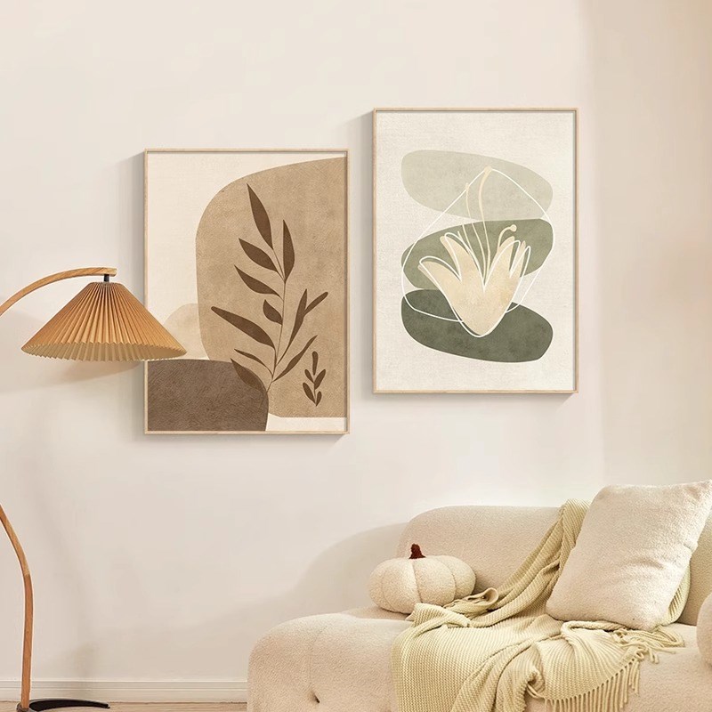 装饰画抽象饭餐厅壁画现代卧室房间床头客厅沙发背景墙挂画