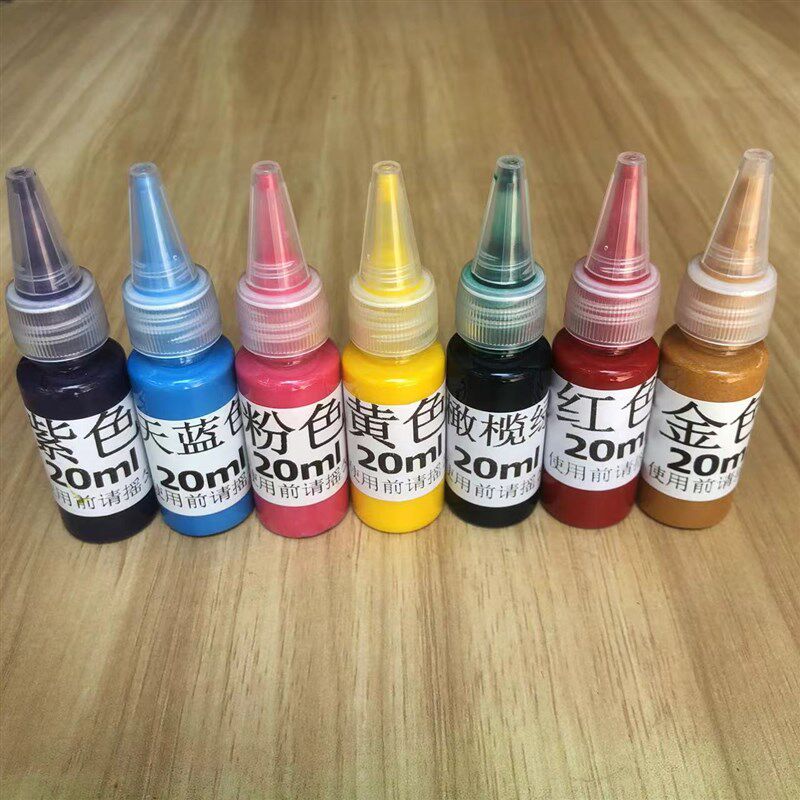 2飘漆水转印腰果漆diy颜料扇漂流大漆摆摊漂漆仿大理石木纹漆