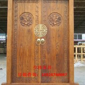 仿古大门实木大门别墅茶楼庭院门大门门进户门