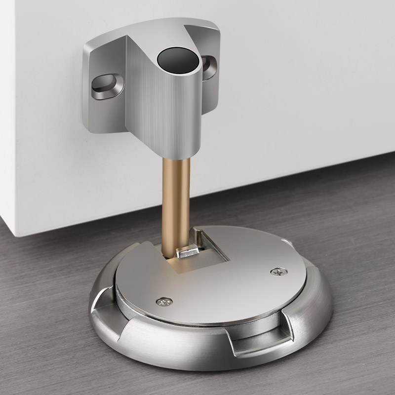 门吸免打孔强磁机械加长门挡卫生间厕所吸门器门碰阻防撞家用地吸