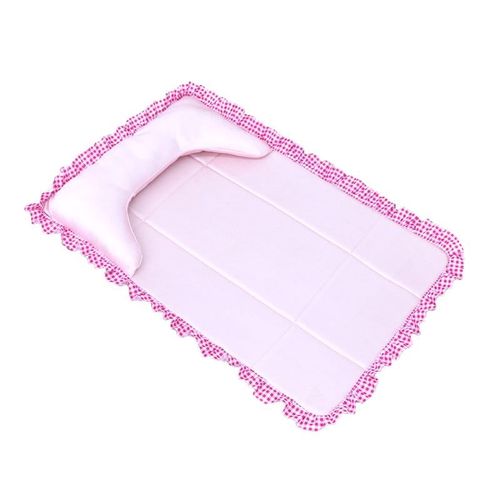 夏季宠物冰丝垫子花边猫咪床垫降温凉爽睡觉垫日用带枕头窝垫