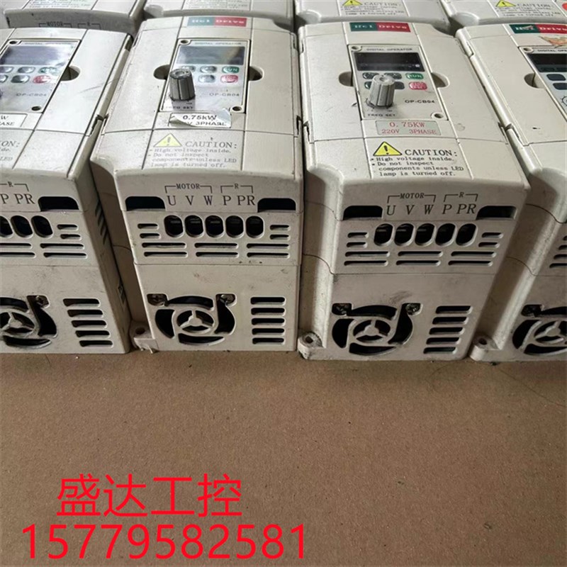 海利普/泓荃变频器 HC1C+0D7523BE 0.75KW 220V现货拆机包好用