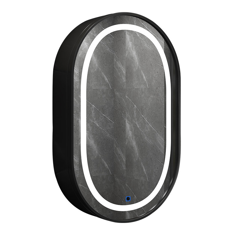 LD智能浴室镜柜实木椭圆形洗手间壁挂圆镜子带灯挂墙式,家装主材,浴室镜,淘宝优惠券,粉丝福利购,淘宝优惠卷