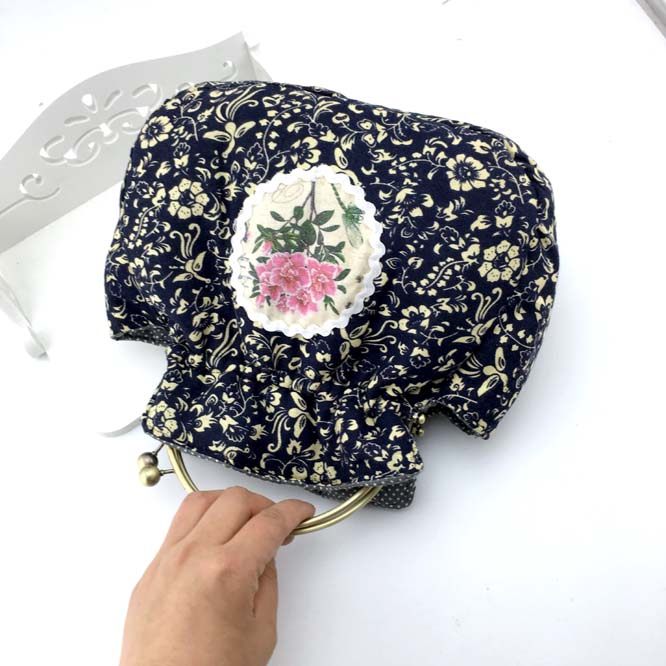 ~ 青韵律手挽口金材料包 手工DI材料包 多色选,居家布艺,缝纫DIY材料套装,淘宝优惠券,粉丝福利购,淘宝优惠卷