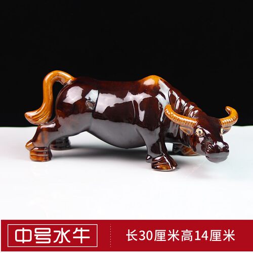 手工订制牛家居客厅办公桌十二生肖现代工艺品摆设饰品