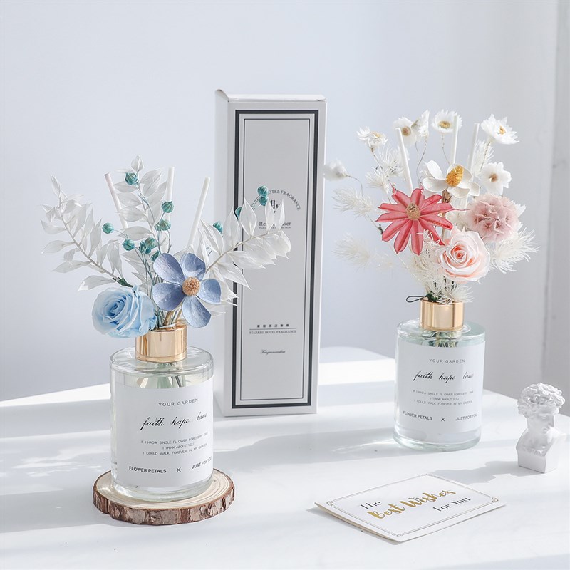 无火香薰in风干花花束汽车车载客厅卧室装饰空气新剂除味