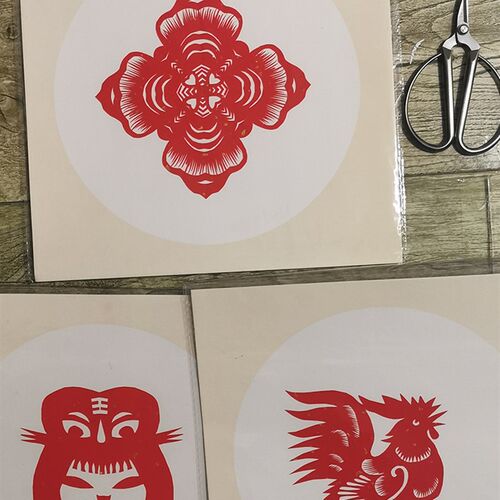 镜面纸框教学培训美术画画剪纸作品装裱展示相框