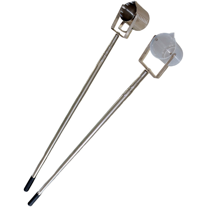 伸缩杆采水器远水近岸采样器污水湖泊窨井管道取样桶水质采样器