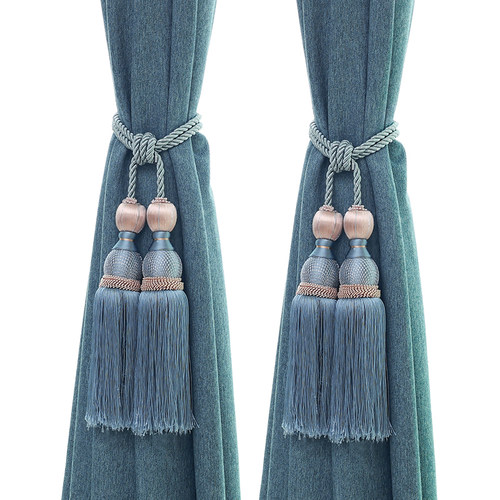 现代绑窗帘的绑带窗帘挂球流苏吊穗窗帘绳子绑带窗帘系带装饰