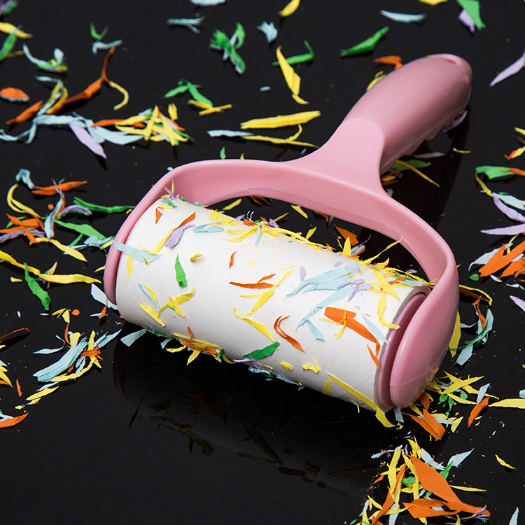 撕式滚筒粘毛器粘尘纸装去毛沾毛滚除毛器