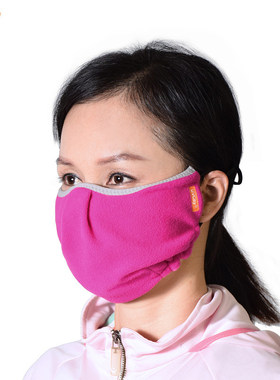 新款Ui 层抓绒防臭护脸大尺码保暖口罩冬季防寒 防风透气防雾