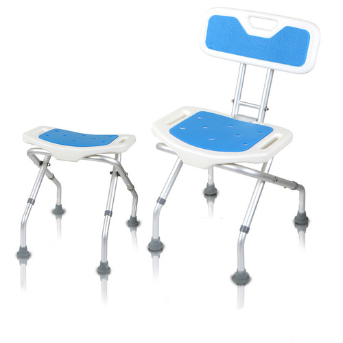 步老年人折叠靠背洗澡椅孕妇浴室凳轻便冲凉椅防滑凳沐浴椅