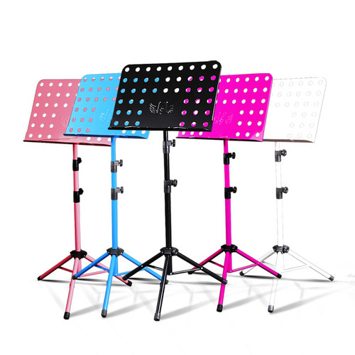 乐谱架古筝吉他架子鼓曲谱架便携升降家用演出小提琴谱台折叠