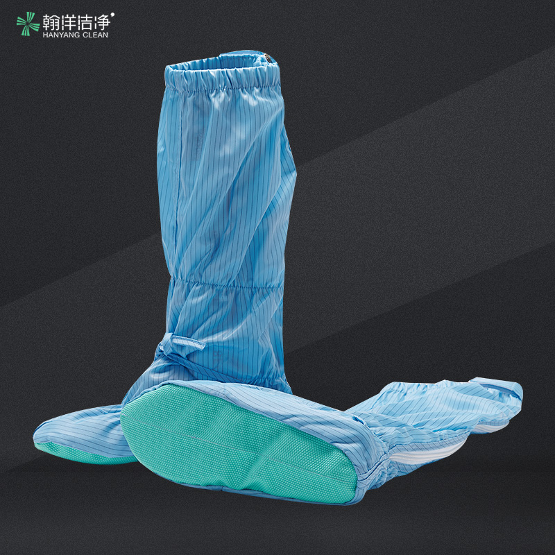 防静电鞋无尘鞋长筒透气软底洁净鞋白色高筒靴鞋工厂车间工作鞋