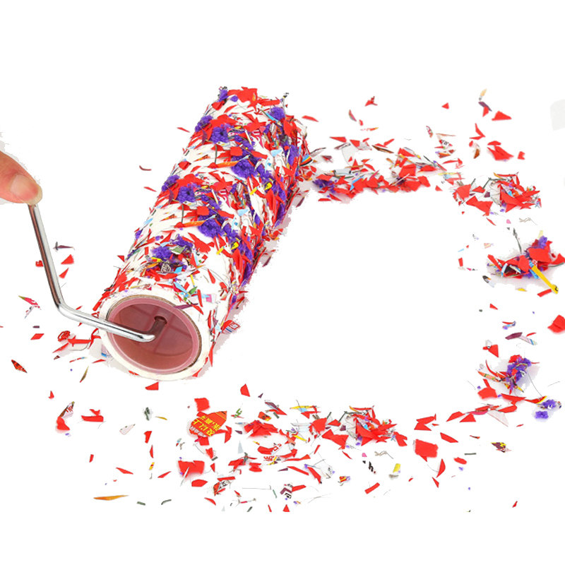 净得丽家居粘尘纸 cm除尘器粘毛滚筒替换纸芯 大号9撕9袋