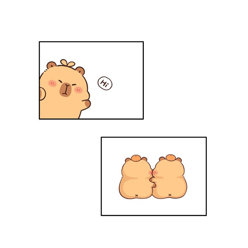 卡皮巴拉电表箱装饰画202免打孔遮挡配电箱电表盒空开箱挂画