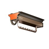 乐格邦挂衣杆顶装 挂衣杆伸缩衣架 挂衣器竖纵向衣橱横杆衣通抽拉式