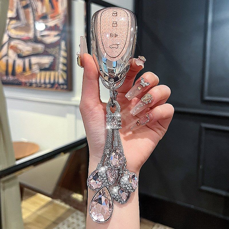 魏牌蓝山高山钥匙专用22新款摩卡WEY魏派DHT汽车用品水晶扣包