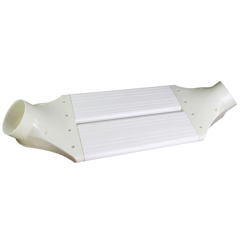 新风系统过梁器75 110 10通风扁管PVC管道过桥弯横梁交叉连接器