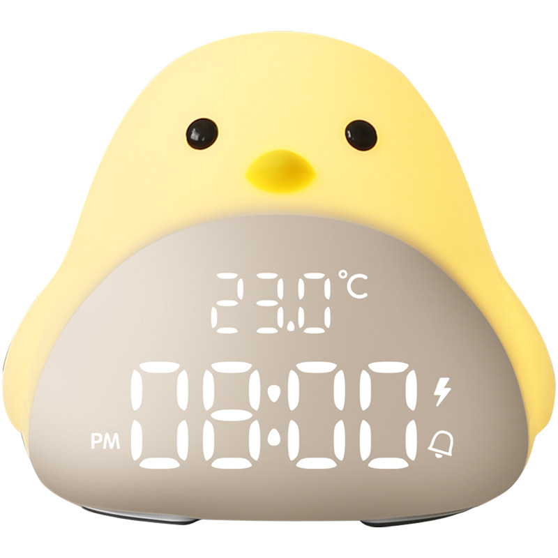 闹钟静音学生用床头创意夜光个性电子卡通懒人儿童小声音超大