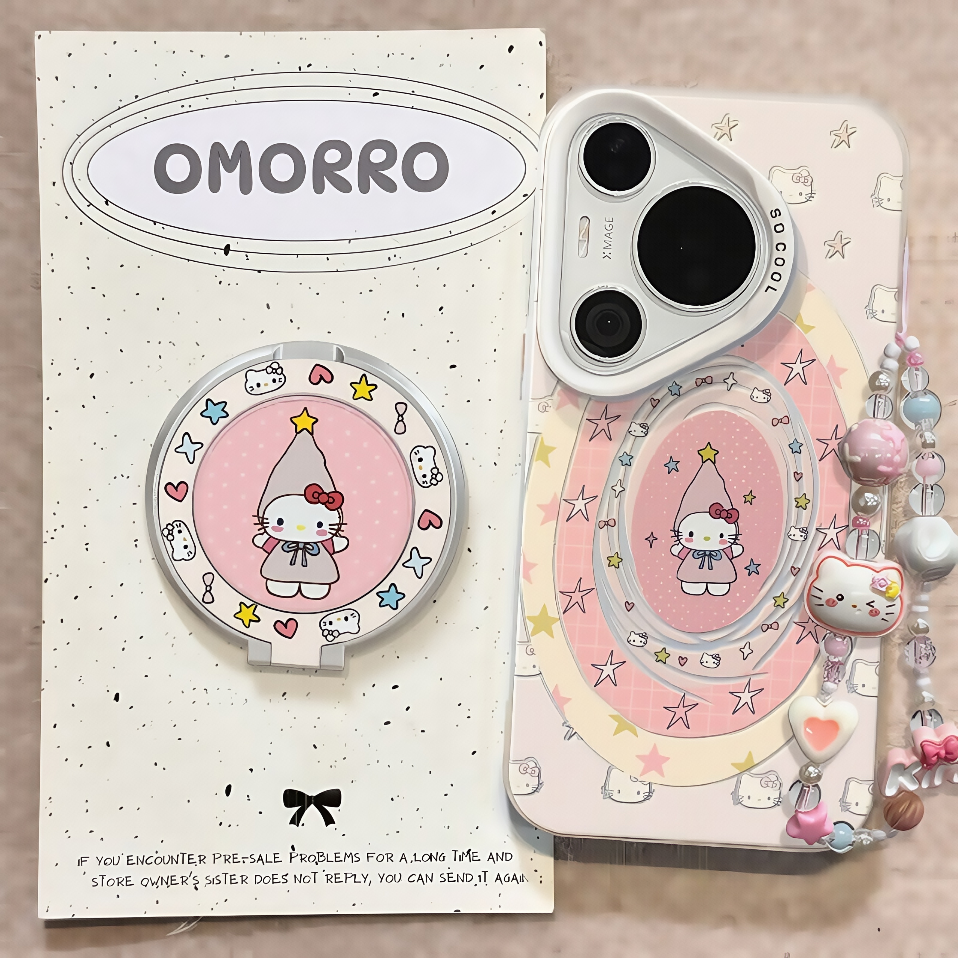 kt猫旋转支架挂绳壳适用于多型号