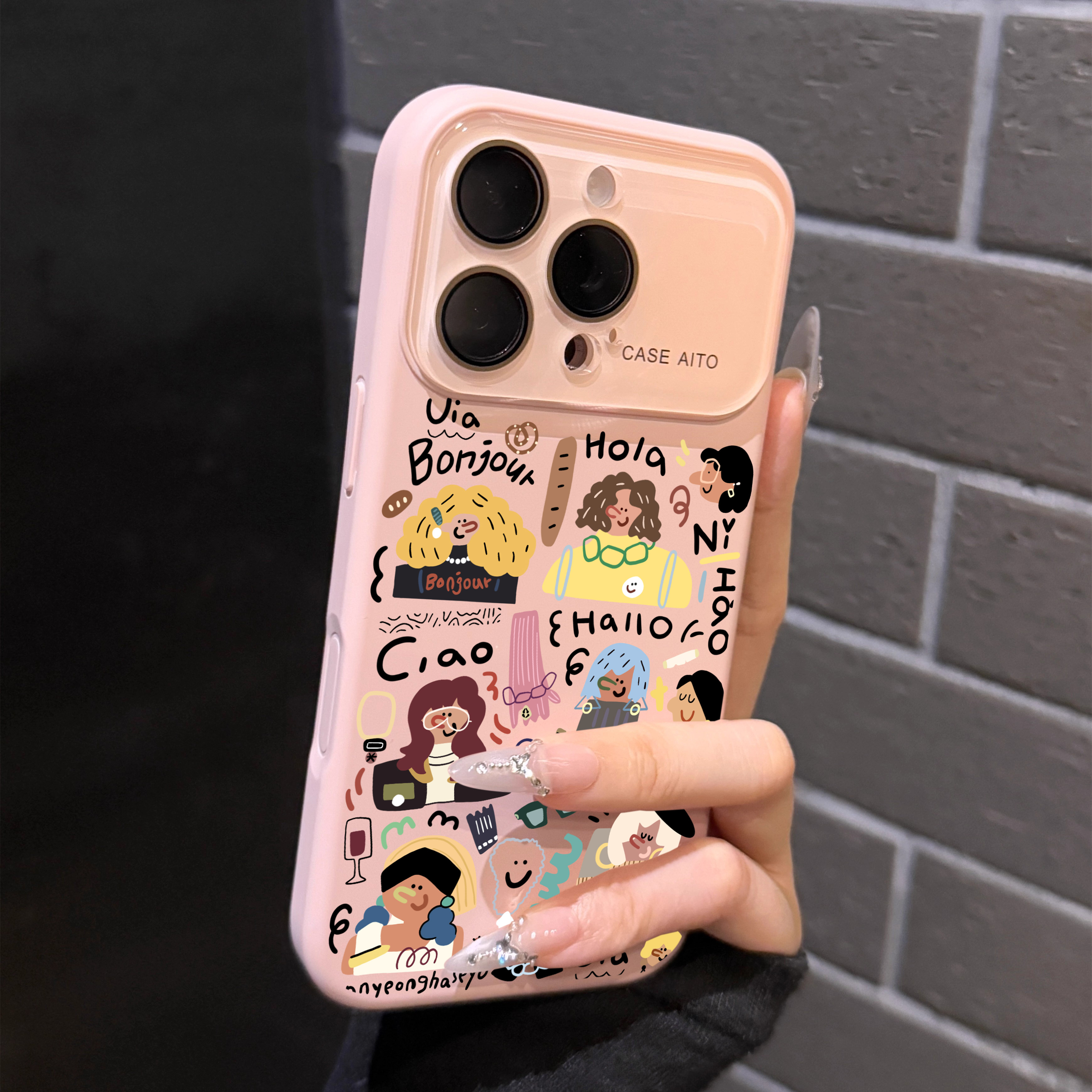 【带高透镜头膜】适用苹果17Promax手机壳16pro液态硅胶iphone15涂鸦14新款13全包保护12防摔17air高级软壳女,3C数码配件,手机保护套/壳,淘宝优惠券,粉丝福利购,淘宝优惠卷