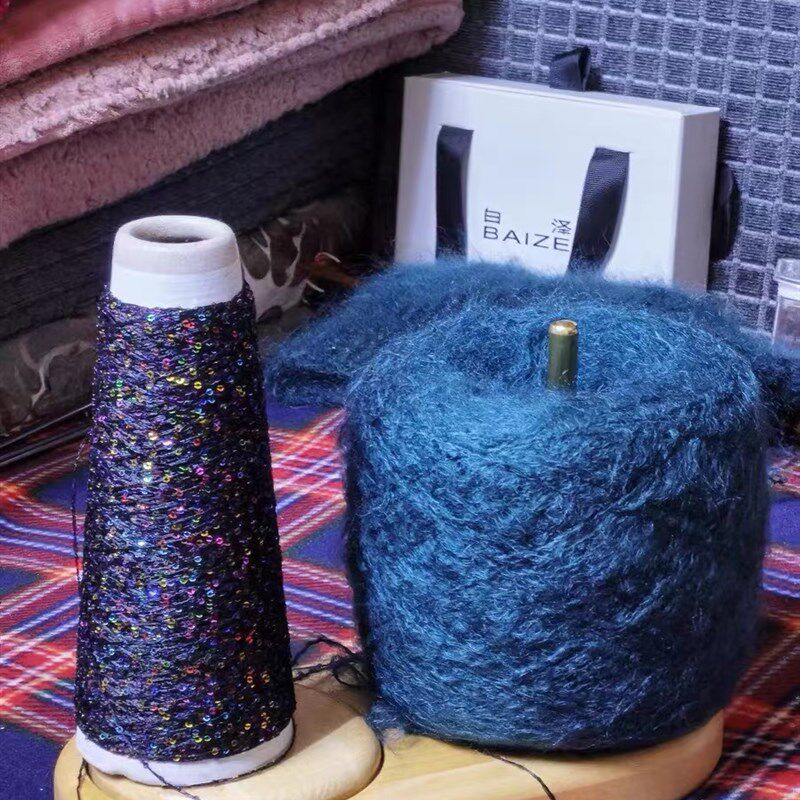 家用绕线毛线轴可转动旋转针织y线团手作编织工具榉木轴架底座线