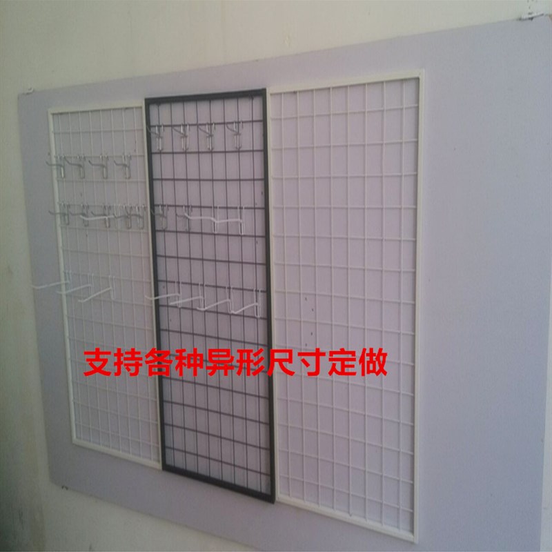 加粗带边框网片i网格货架 铁丝网架 超市挂网小商店网格架 可定制