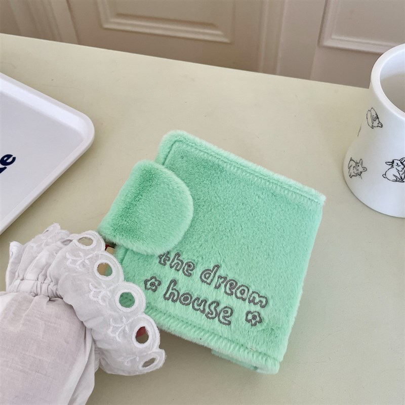 少女玩心梦想小屋毛绒卡册一宫格活页拍立得相册T爱豆专辑小卡收