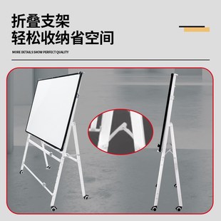 白板写字板家用支架式培训办公小白板涂鸦儿童教学小黑板挂式磁性