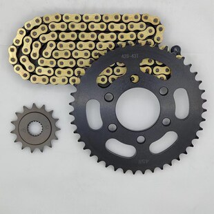 适用钱江追赛 J9牙盘链盘链轮链静音油封链条