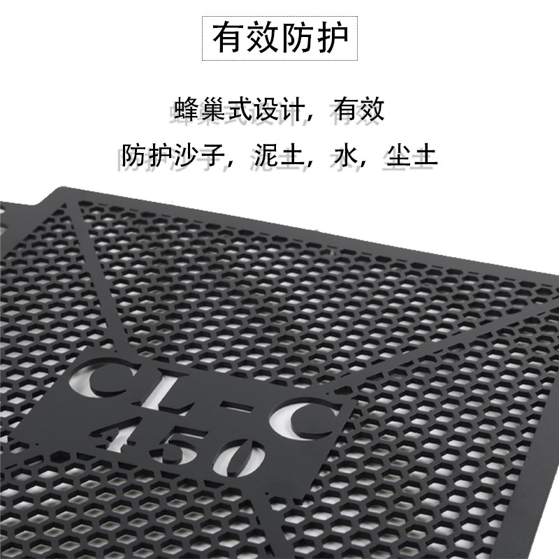 适用春风CLC改装水箱保护网散热器保护罩CLC0防护改装配件