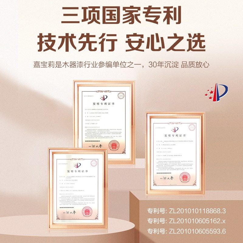 嘉宝莉磨砂水性木器漆翻新油漆改色清漆木门漆实木家用青漆家具漆