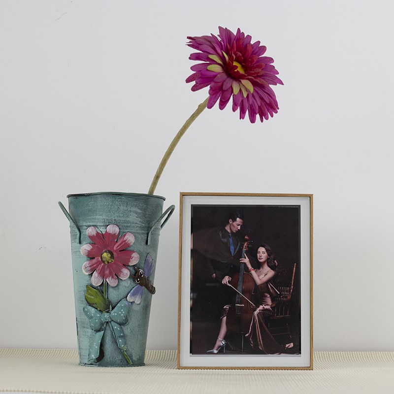 智亲木质水晶相框摆台窄边相框韩式儿童照全家福8寸10寸12寸摆件