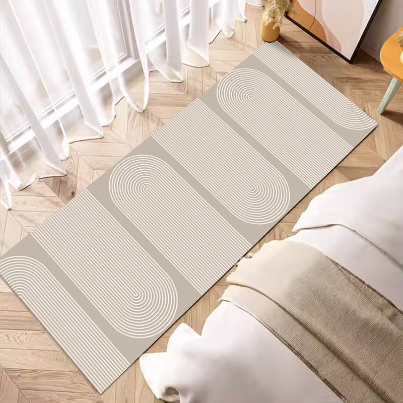 床边毯侘寂风卧室床前地毯高级羊羔绒 防滑底防水床尾房间地垫,居家布艺,床边毯,淘宝优惠券,粉丝福利购,淘宝优惠卷