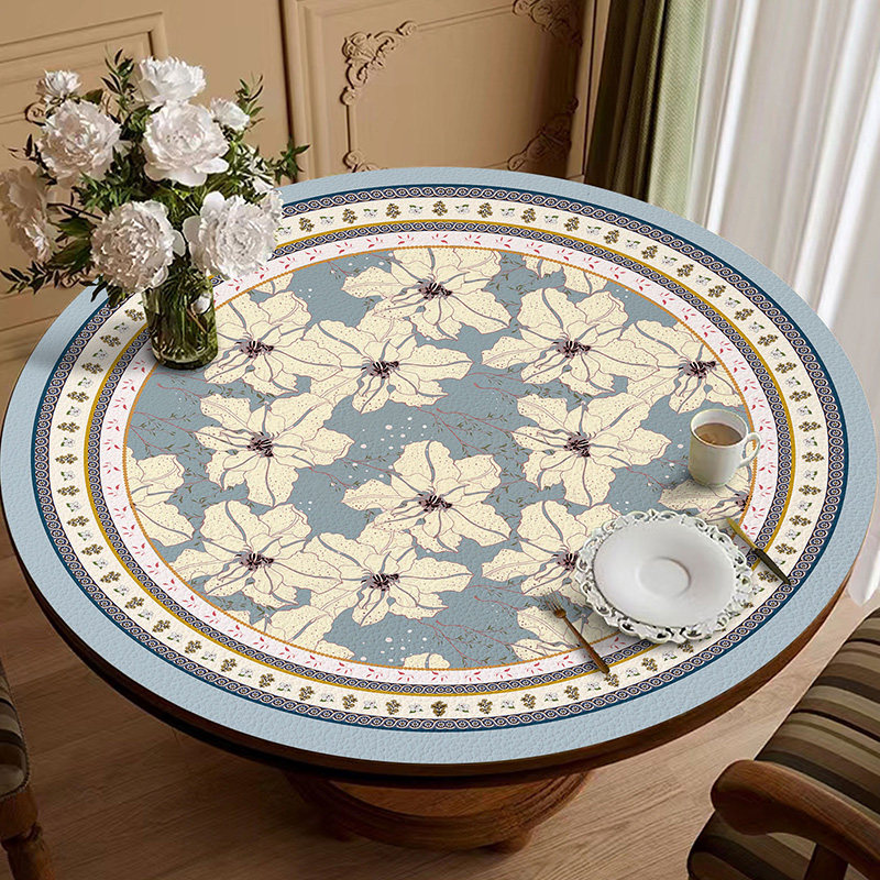 小新圆形百桌垫皮革防水免洗餐桌布台布防油茶几圆桌家用,居家布艺,桌布,淘宝优惠券,粉丝福利购,淘宝优惠卷