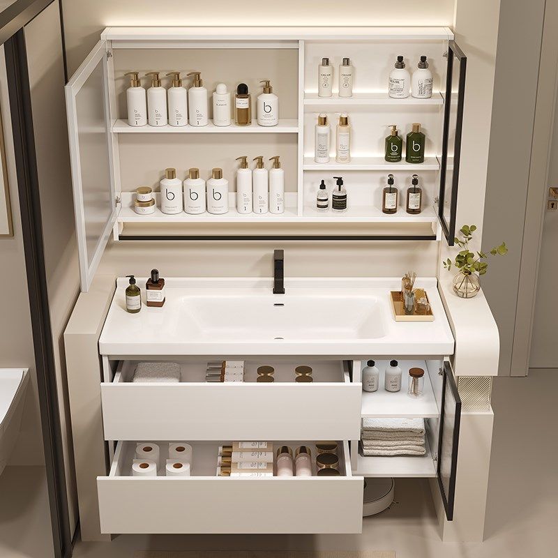 智能浴室柜一体陶瓷盆洗手洗脸盆柜洗漱台新款装,家装主材,浴室柜组合,淘宝优惠券,粉丝福利购,淘宝优惠卷